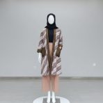 Outer cardigan batik parang coklat