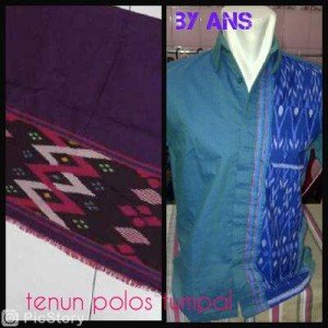 Tenun polos tumpal
