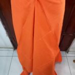 Kain Lurik Gerimis Modern Orange